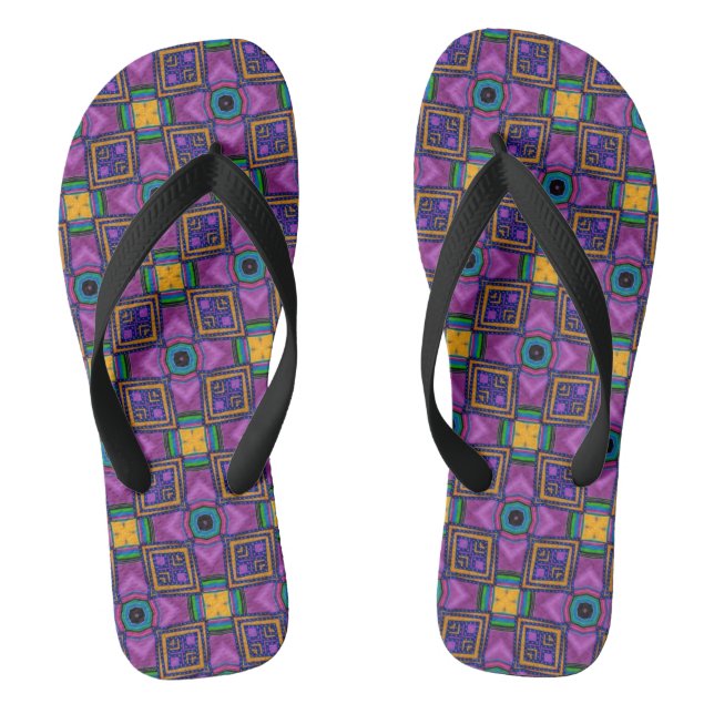 Patterns - 1491 flip flops (Footbed)