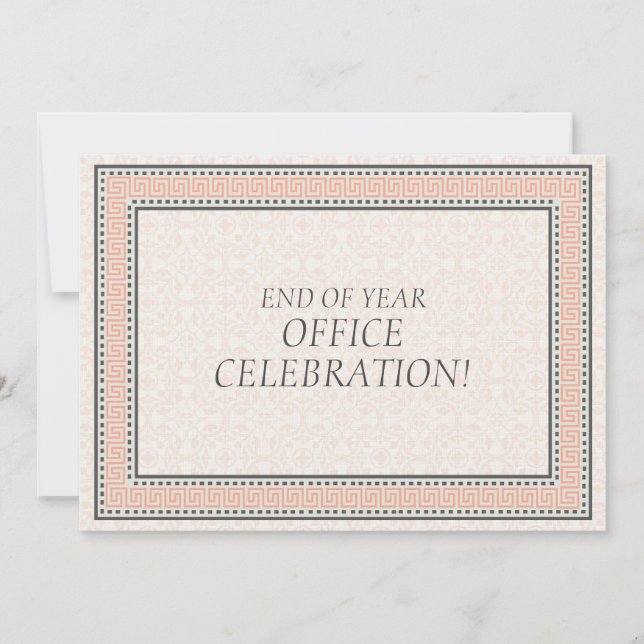 Patterns & Borders 1 - Corporate Party Invitation (Front)