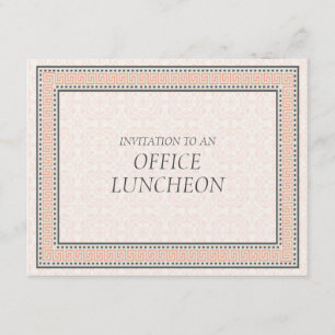 Patterns & Borders 1 Office Lunch Invitation