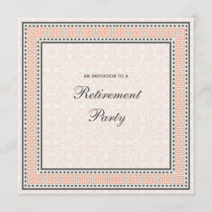 Patterns & Borders 1 - Retirement Party Invitation