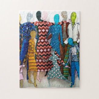 Patterns dancing barefoot jigsaw puzzle