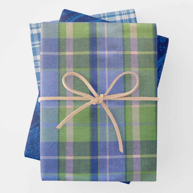 Patterns for men wrapping paper sheets (In situ)