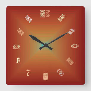 Patterns For Numbers> Artistic Clocks