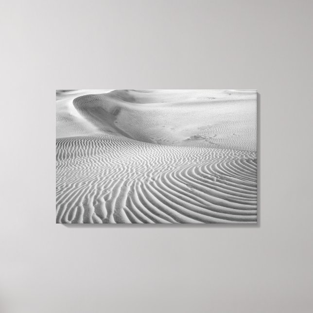 Patterns In The Sand Dunes Canvas Print (Front)