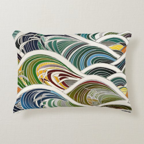 Patterns Inspired by the Sea Accent Pillow