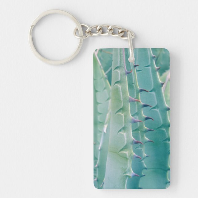 Patterns of an Agave plant Keychain (Front)