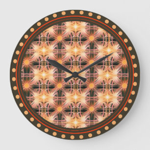 Patterns of Light Wall Clock