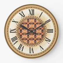 Patterns of Light Wall Clock