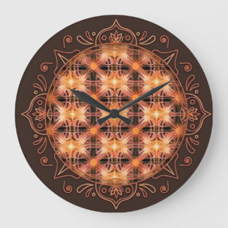 Patterns of Light Wall Clock