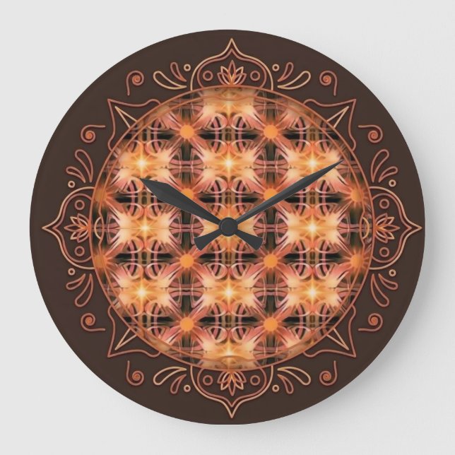 Patterns of Light Wall Clock (Front)