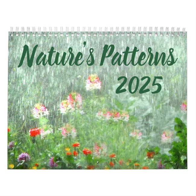 Patterns of Nature 2025 Photography Art Calendar