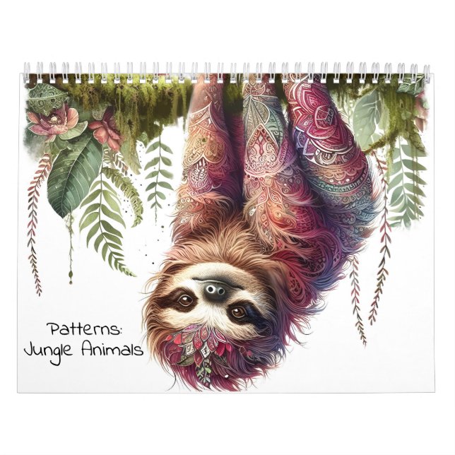 Patterns of Nature - Jungle Animals Calendar (Cover)