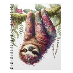 Patterns of Nature - Jungle Sloth Notebook