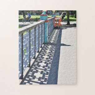 Patterns, Victoria Park Tower Hamlets London UK Jigsaw Puzzle