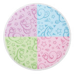 patterns with snakes ceramic knob