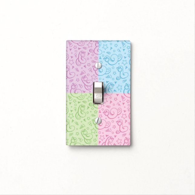 patterns with snakes light switch cover (In Situ)