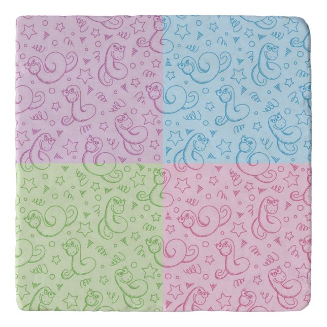 patterns with snakes trivet (Front)