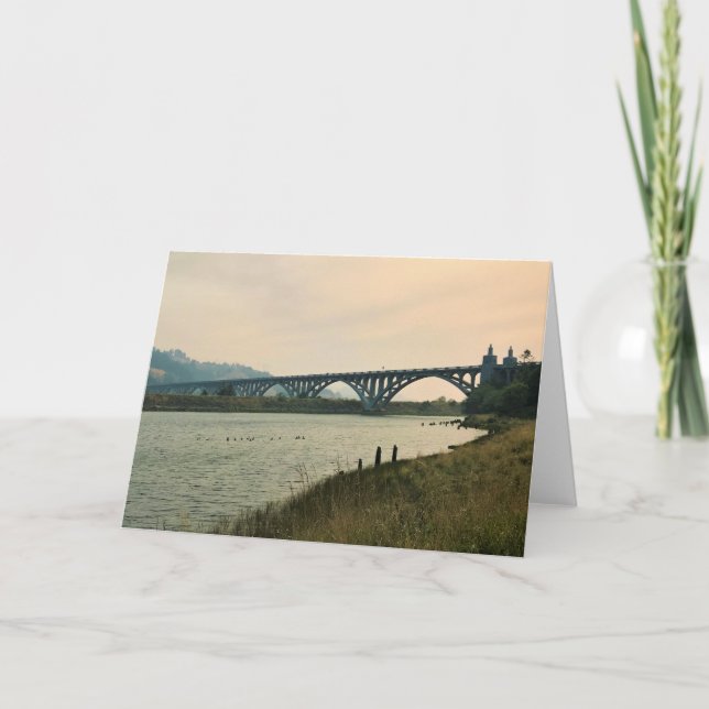Patterson Bridge, Gold Beach, Oregon Card (Front)