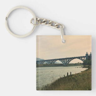 Patterson Bridge, Gold Beach, Oregon Keychain