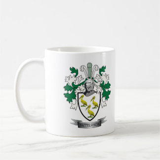 Patterson Family Crest Coat of Arms Coffee Mug