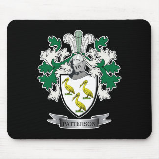 Patterson Family Crest Coat of Arms Mouse Pad