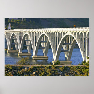 Patterson Memorial Bridge highway 101 over Poster