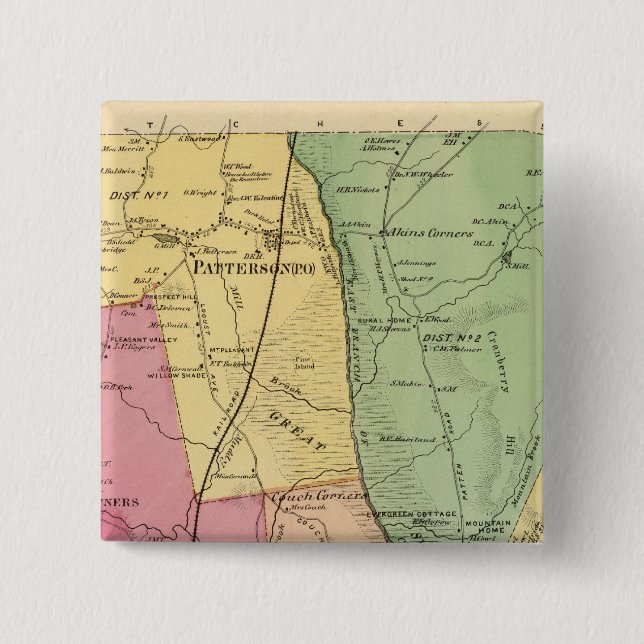 Patterson, Town Pinback Button (Front)
