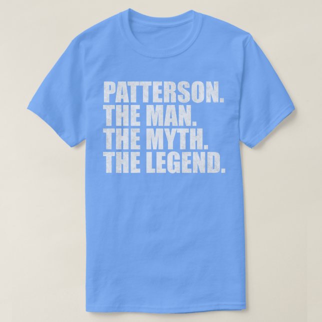 PattersonPatterson Family name Patterson last Name T-Shirt (Design Front)
