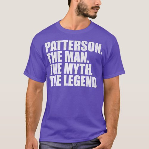 PattersonPatterson Family name Patterson last Name T_Shirt