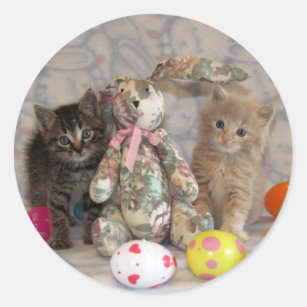 Patton and Buffington Cat / Kitten Stickers