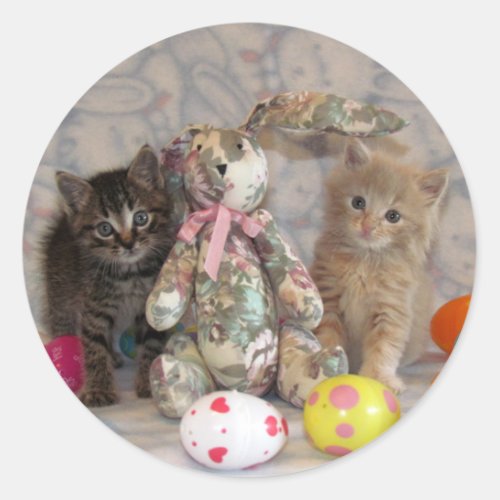 Patton and Buffington Cat  Kitten Stickers