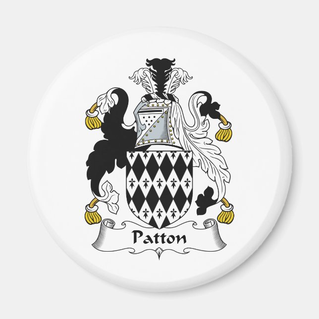 Patton Family Crest Magnet (Front)