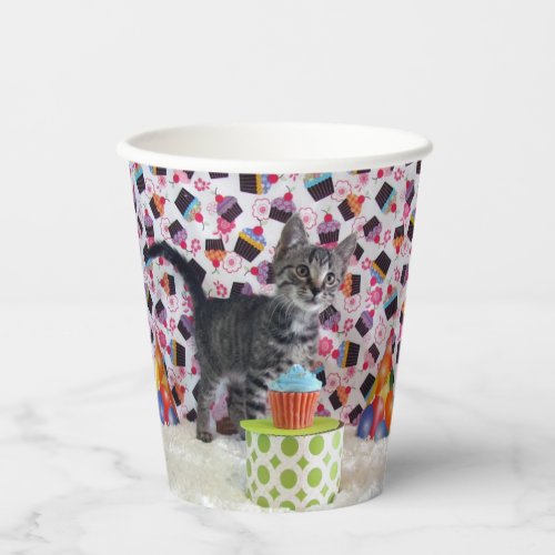 Pattons Birthday _ Cat  Kitten _ Paper cup