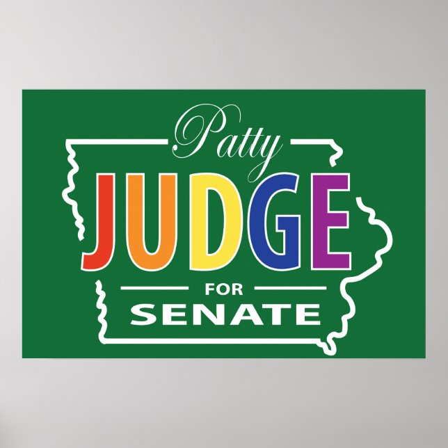 Patty Judge for Senate v4 Poster (Front)