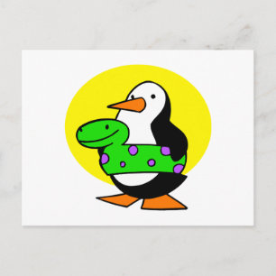 Patty Penguin Postcard
