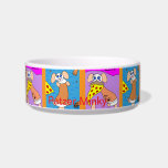 Patzer Minky Medium Sized Pet Bowl<br><div class="desc">I created a pet bowl with one of my characters who is an emotional support pet to a character of mine with autism. Say hello to Patzer MInky and let her feed your pet the tastiest treats.</div>