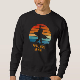 Pau2019ia Maui  Hawaii Sasquatch Souvenir Sweatshirt