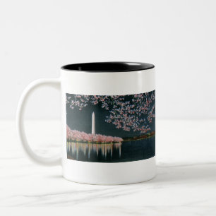 PAU42 Washington at Night.tif Two-Tone Coffee Mug