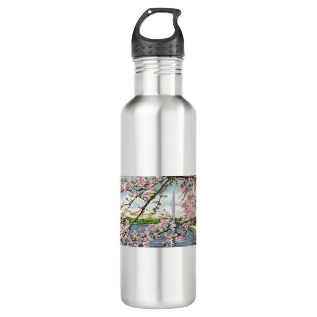 PAU45 Washington Monument 2.tif Stainless Steel Water Bottle (Front)