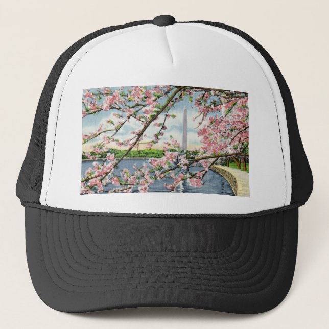 PAU45 Washington Monument 2.tif Trucker Hat (Front)