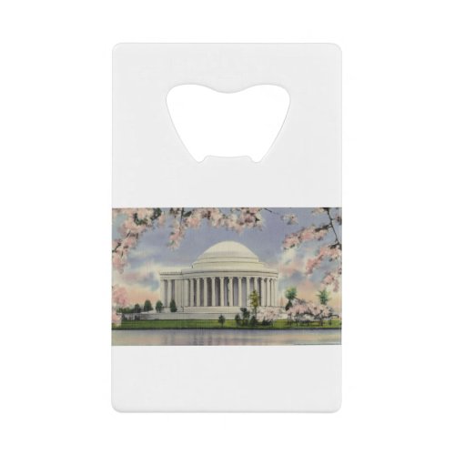 PAU47 Jefferson Memorial 1tif Credit Card Bottle Opener