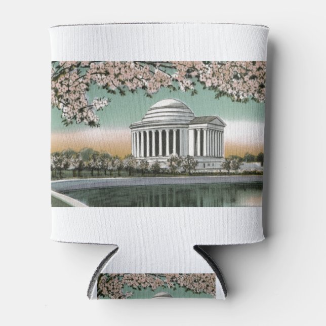 PAU48 Jefferson Memorial 2.tif Can Cooler (Front)