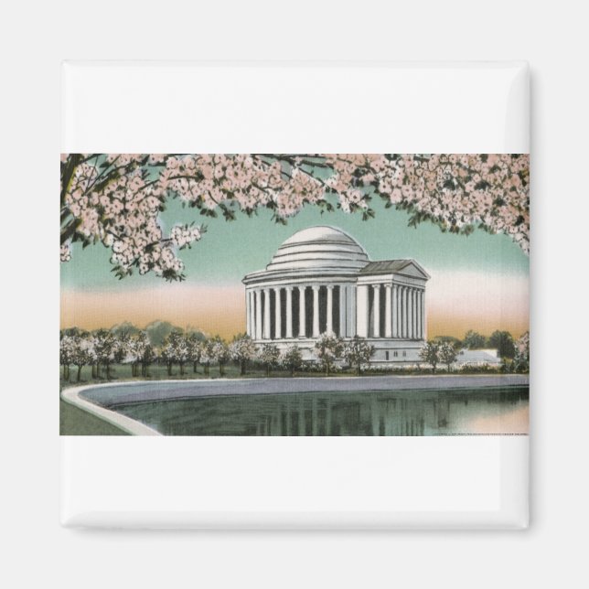 PAU48 Jefferson Memorial 2.tif Magnet (Front)