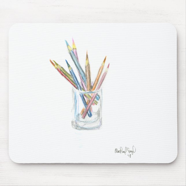 PAU50 Pencils 1.tif Mouse Pad (Front)