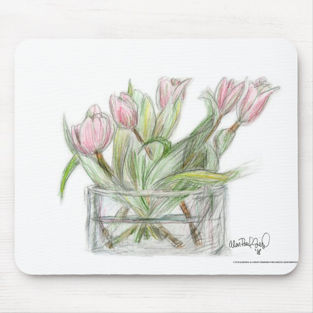 PAU58 Flower 1.tif Mouse Pad (Front)