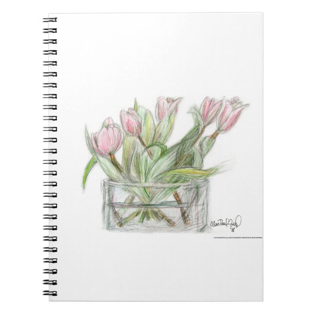 PAU58 Flower 1.tif Notebook (Front)