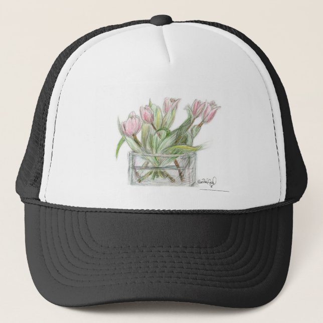 PAU58 Flower 1.tif Trucker Hat (Front)