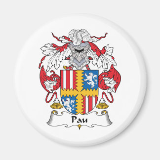 Pau Family Crest Magnet