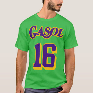 Pau Gasol Retired Jersey Tribute T-Shirt