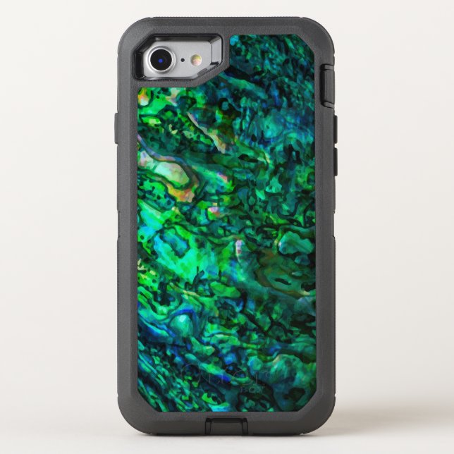 Pau Shell Mother Of Pearl Look Otterbox iPhone Case (Back)